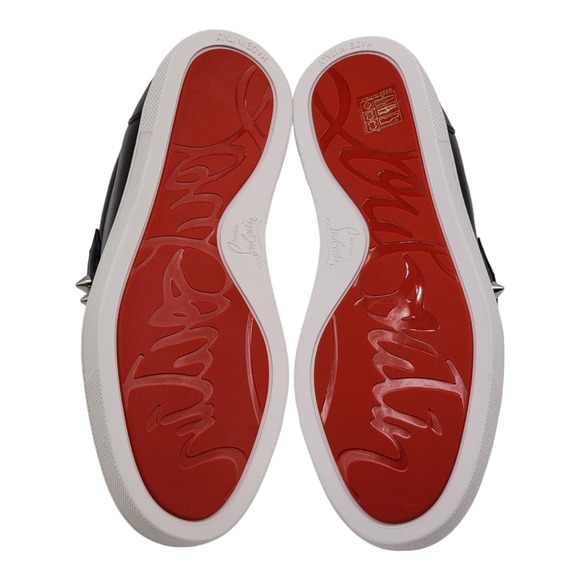 Christian Louboutin Women's F.A.V Fique A Vontade Sneakers in Black $995 - Picture 7 of 10